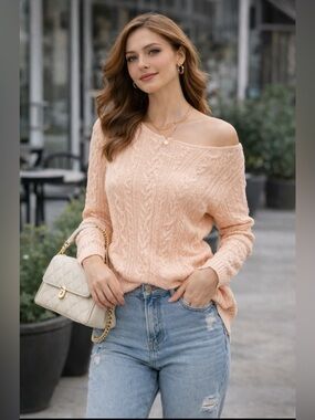 LAUREN Ralph Lauren  Cable Knit Linen Top